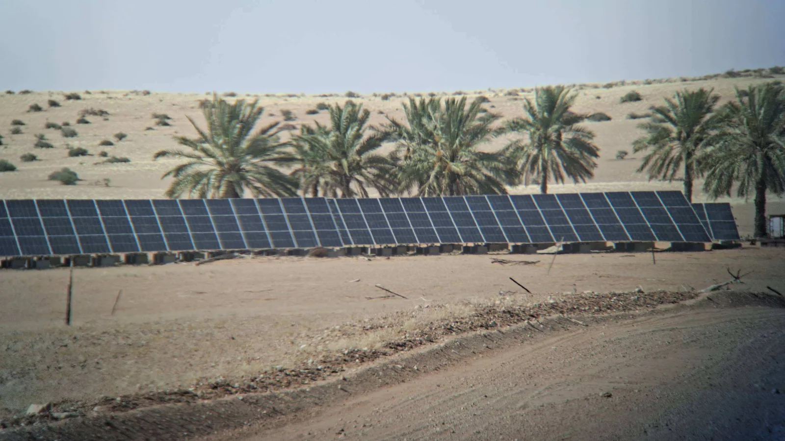 ألواح في موقع زراعي